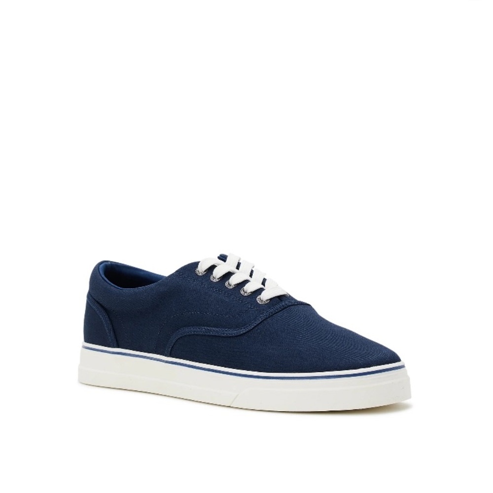 Chaps Men’s Chace Canvas Lace-Up Sneakers Size 13 Color Blue